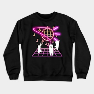 Dancing Lamas , Birthday Party Crewneck Sweatshirt